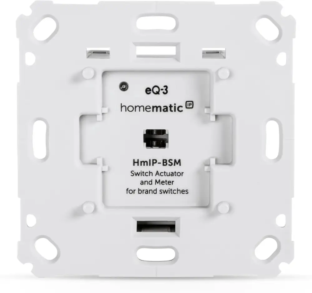 Actuador de conmutación y medición Homematic IP Smart Home para interruptores de marca